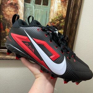 Nike Alpha Menace 4 Football Cleats Black & Red